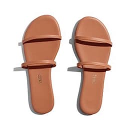 Brown female slippers