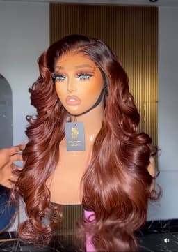 Wavy sienna brown unit